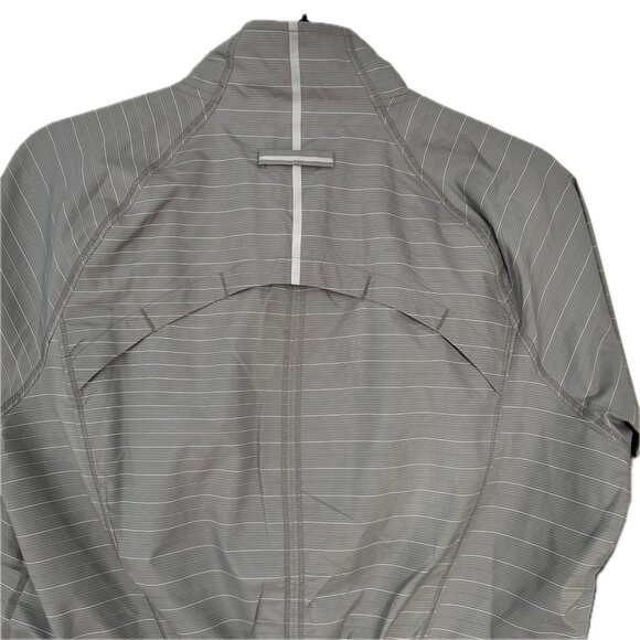 Athleta Jammin Run Jacket Front Zipper Jacket Lightweight Reflective Windbreaker - Picture 3 of 8